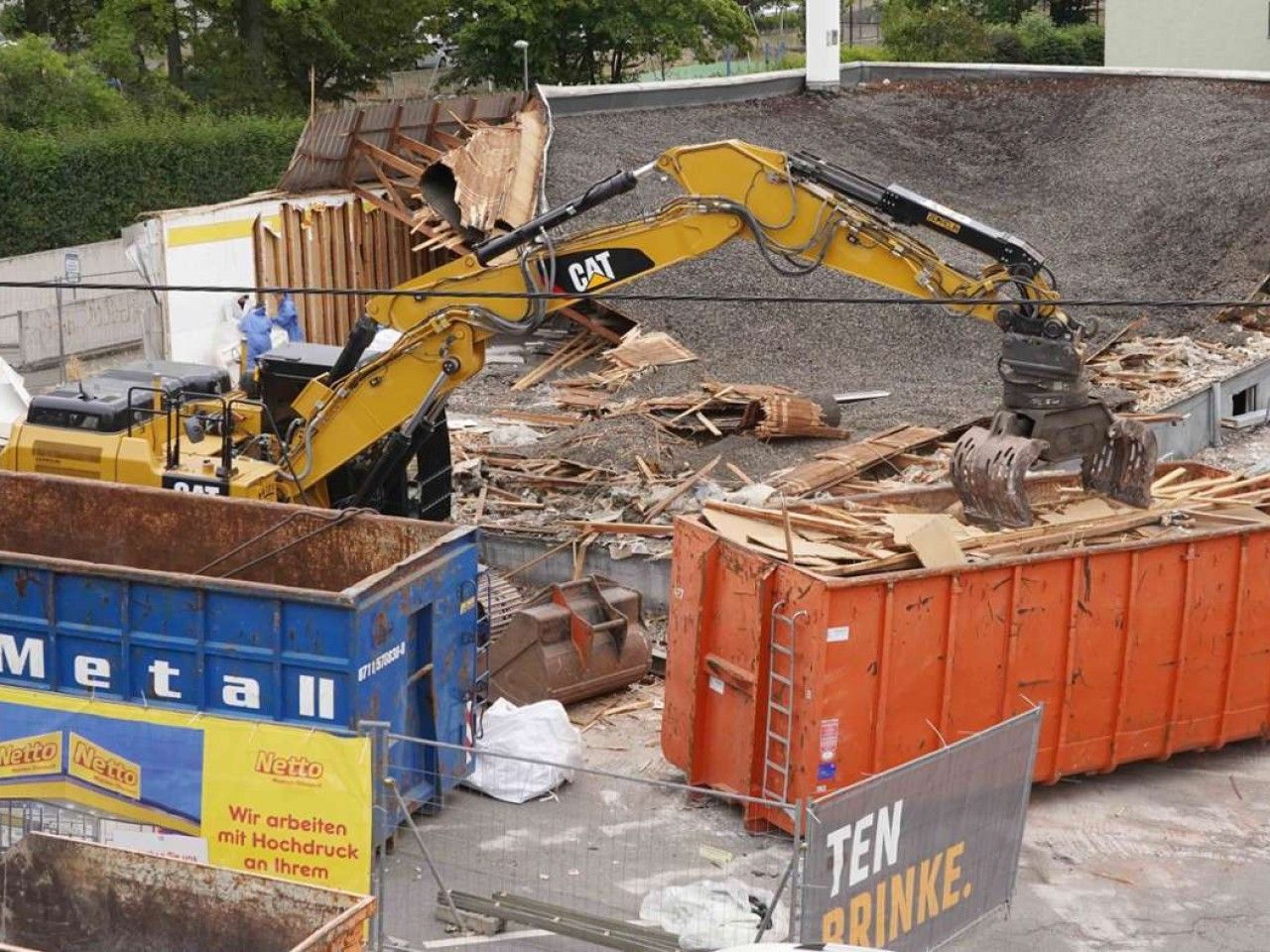 Netto in Stuttgart-Untertürkheim: Die Flachdach-Filiale wird abgerissen