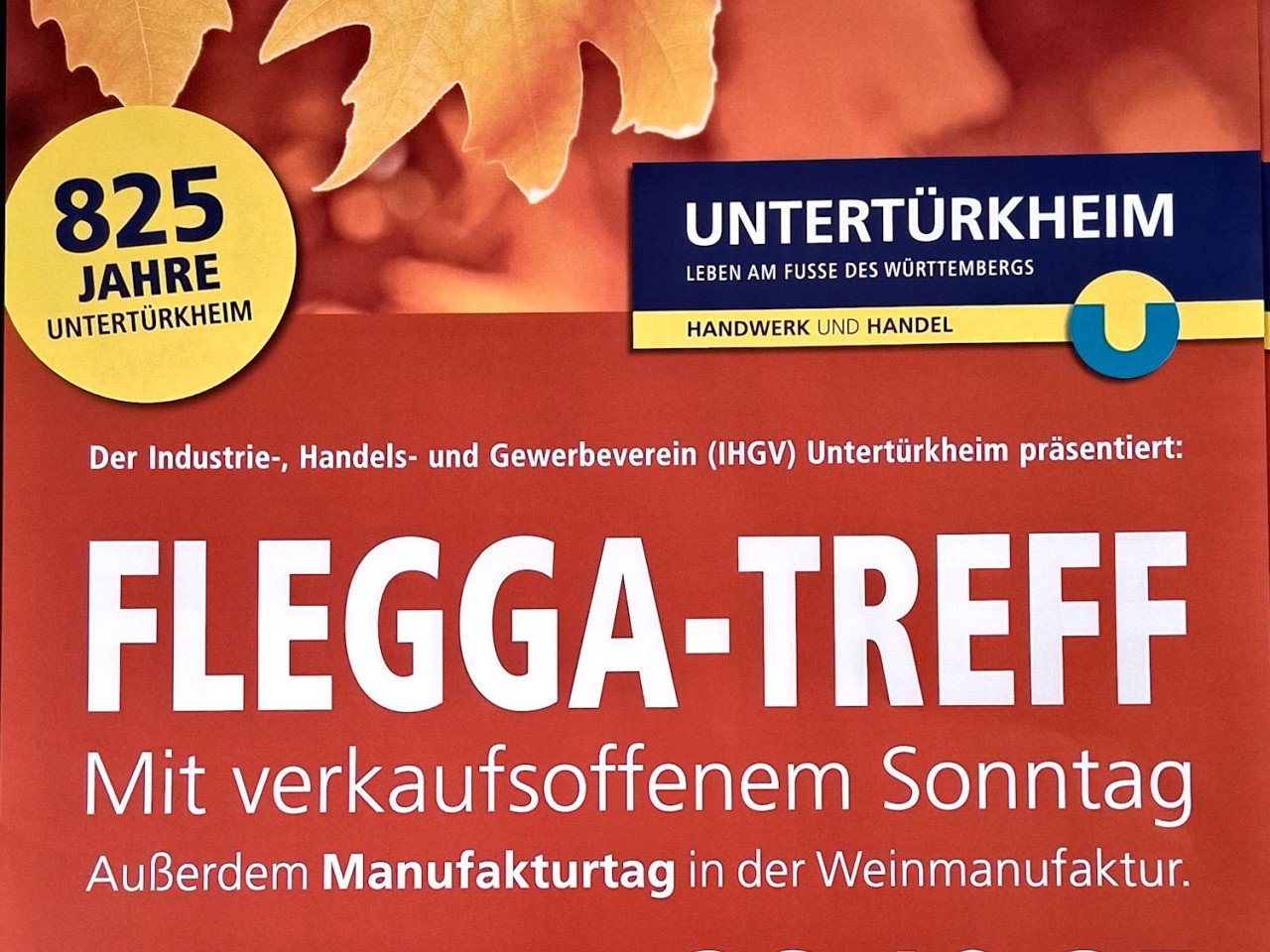 Fleckentreff mit verkaufsoffenem Sonntag 26. Oktober 2025  12:00 17:00 Uhr