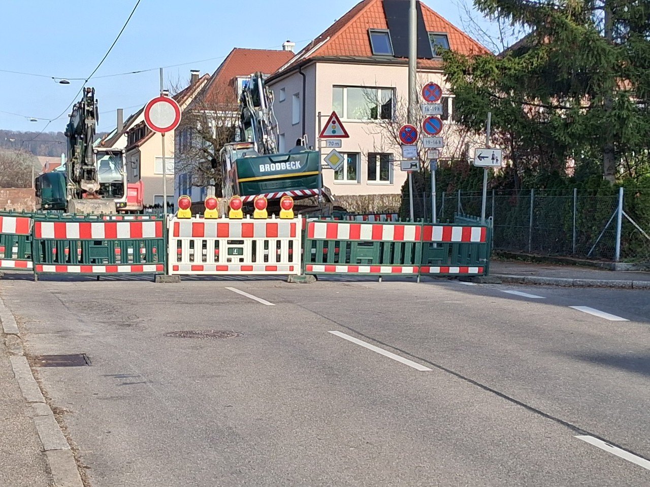 Aktueller  Bauzustand Kappelbergstraße